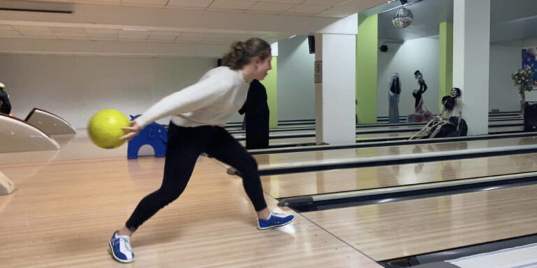 Ultimate Frisbee beim Bowling in Unna