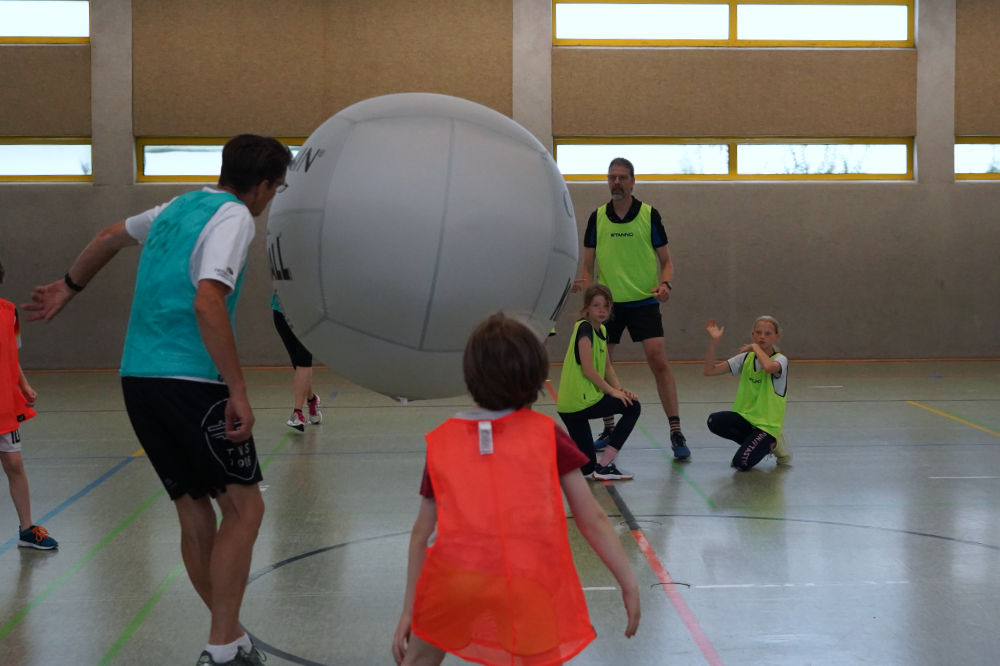 Kin-Ball Generalprobe beim TVS